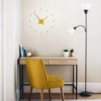 Wall Clock Scandinavian Metal Quartz Movement 50 Cm