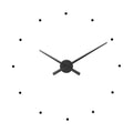 Wall Clock Scandinavian Metal Quartz Movement 50 Cm