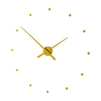 Wall Clock Scandinavian Metal Quartz Movement 50 Cm