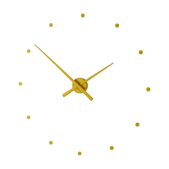 Wall Clock Scandinavian Metal Quartz Movement 50 Cm