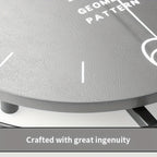 Wall Clock Silent Easy-Read Numbers Iron Frame
