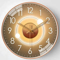 Wall Clock Silent Gold Gradient Battery Powered