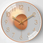 Wall Clock Silent Gold Gradient Battery Powered