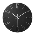 Wall Clock Silent & Minimalist 30 cm Glass Face
