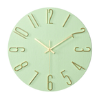 Wall Clock Silent & Minimalist 30 cm Glass Face