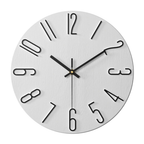Wall Clock Silent & Minimalist 30 cm Glass Face