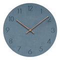 Wall Clock Silent Movement Grey Dial & Copper Hands
