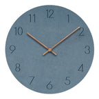 Wall Clock Silent Movement Grey Dial & Copper Hands