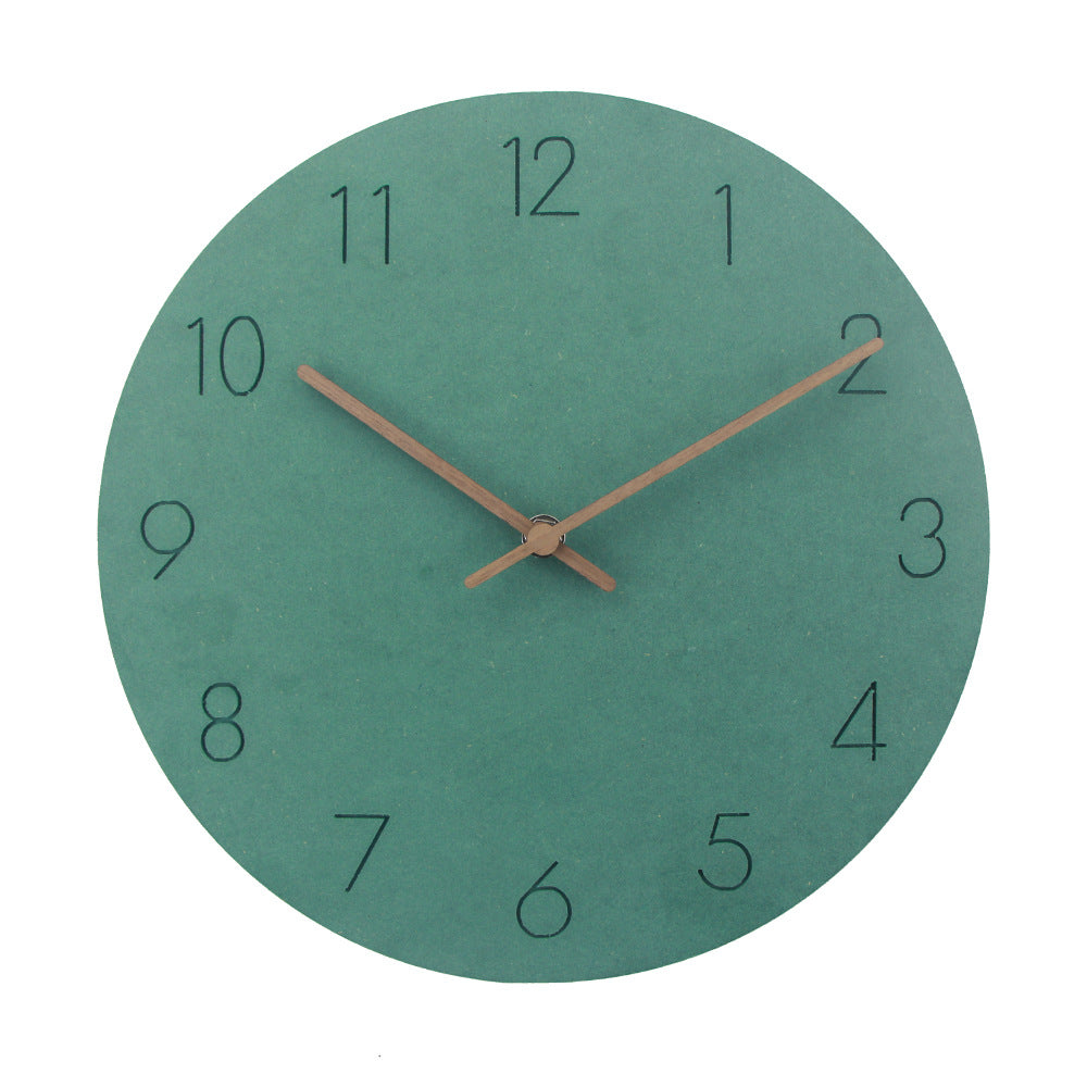 Wall Clock Silent Movement Grey Dial & Copper Hands