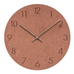 Wall Clock Silent Movement Grey Dial & Copper Hands