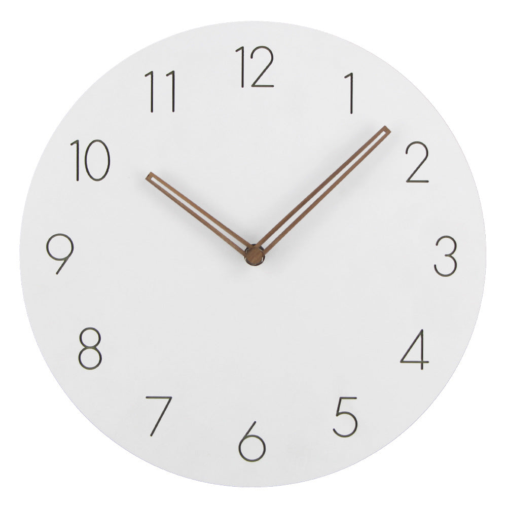 Wall Clock Silent Movement Grey Dial & Copper Hands
