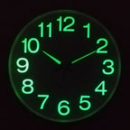 Wall Clock Silent Movement & LED Backlight 12 Inch