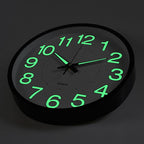 Wall Clock Silent Movement & LED Backlight 12 Inch
