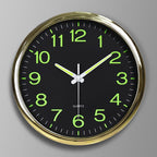 Wall Clock Silent Movement & LED Backlight 12 Inch
