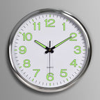 Wall Clock Silent Movement & LED Backlight 12 Inch