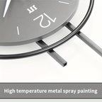 Wall Clock Silent Movement Large Numbers Iron Frame