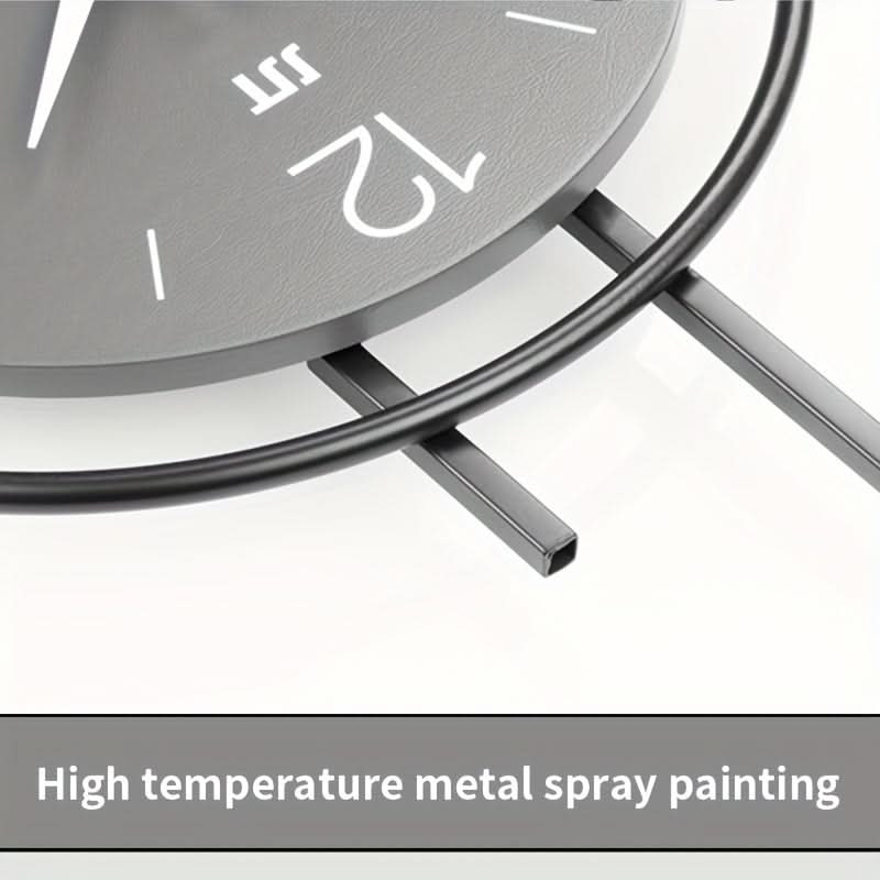 Wall Clock Silent Movement Large Numbers Iron Frame