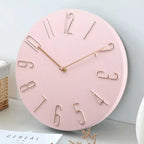 Wall Clock Silent Movement Minimalist 20 cm