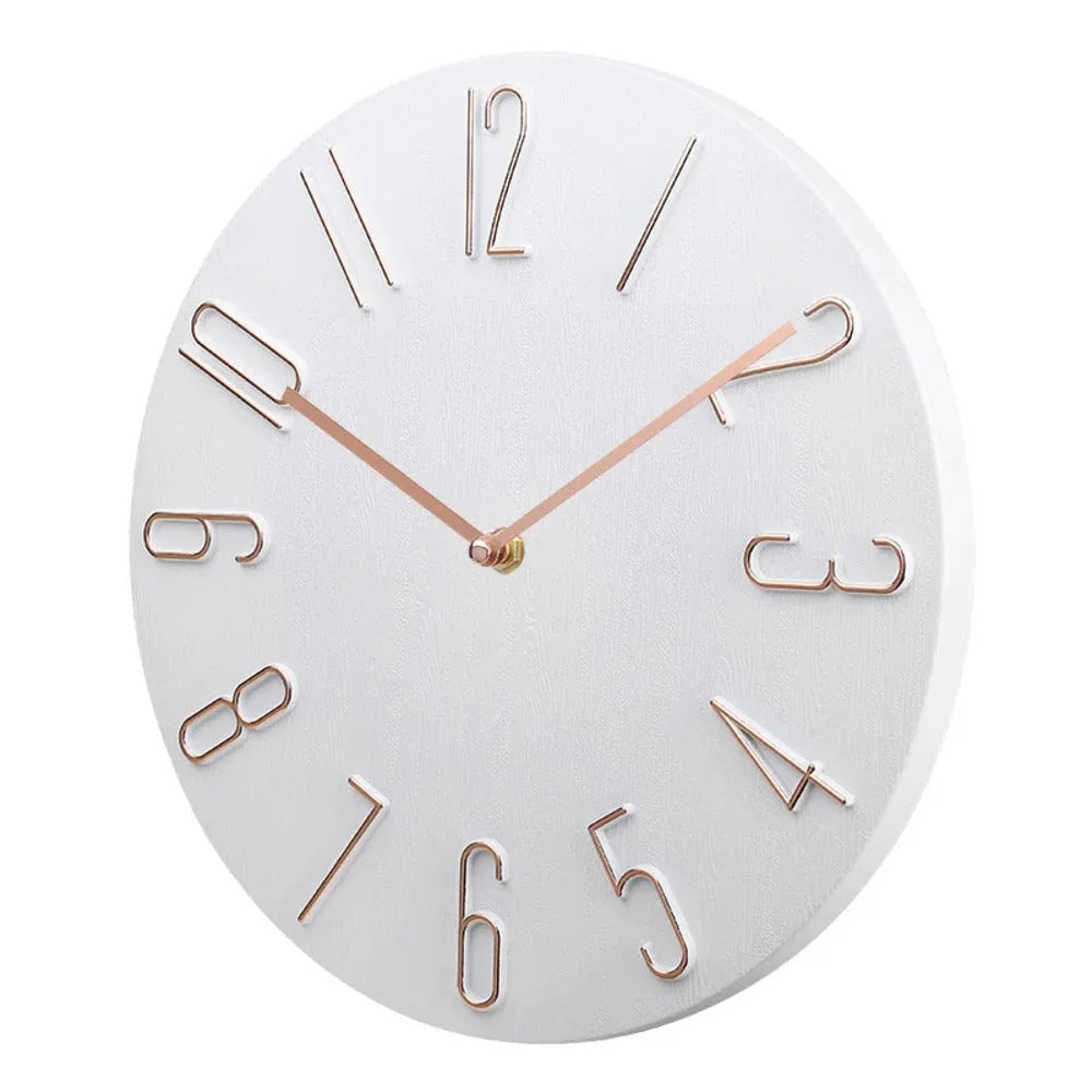 Wall Clock Silent Movement Minimalist 20 cm