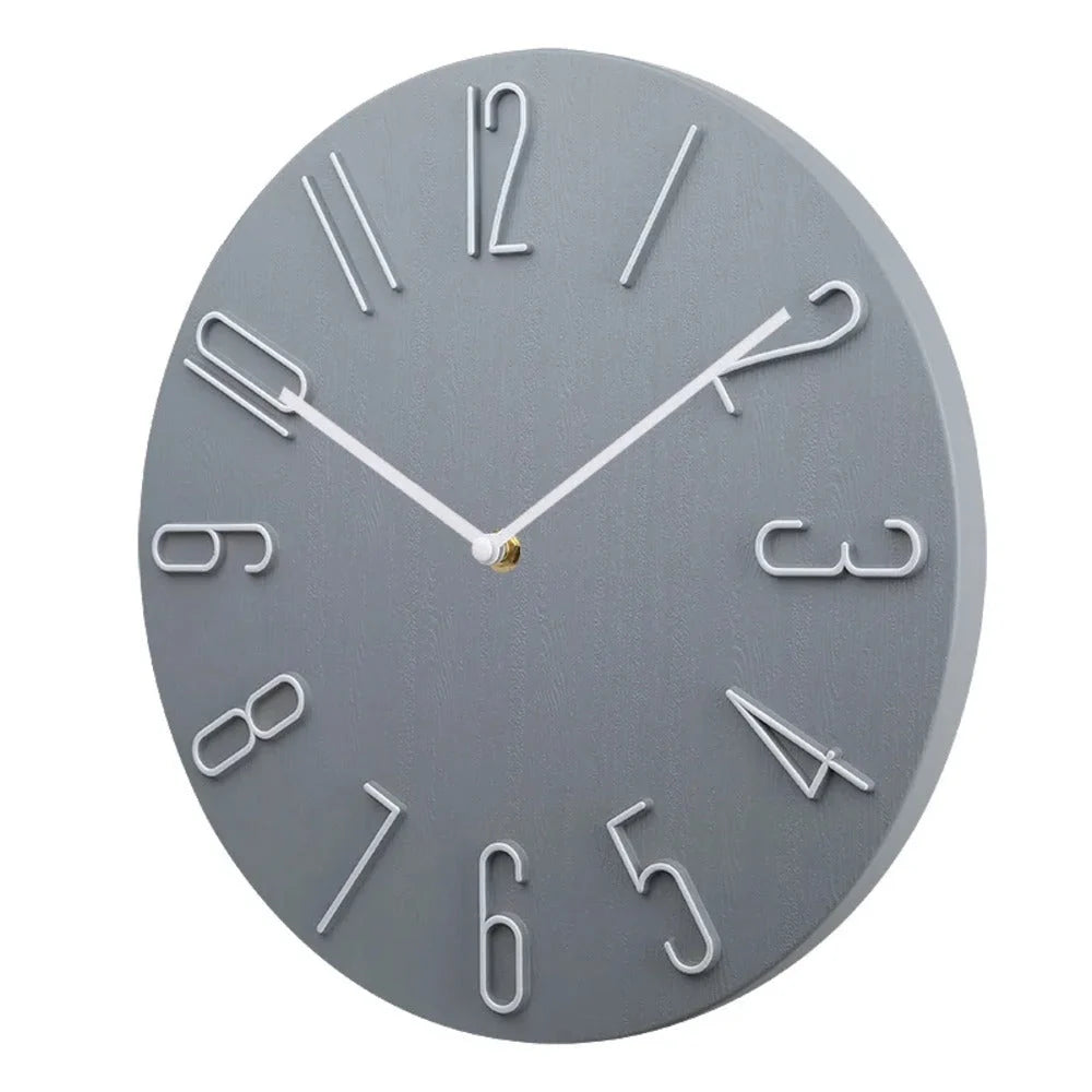 Wall Clock Silent Movement Minimalist 20 cm