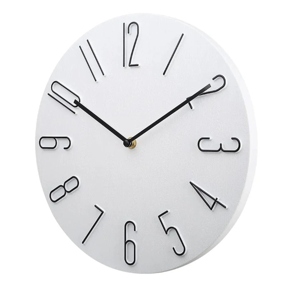 Wall Clock Silent Movement Minimalist 20 cm
