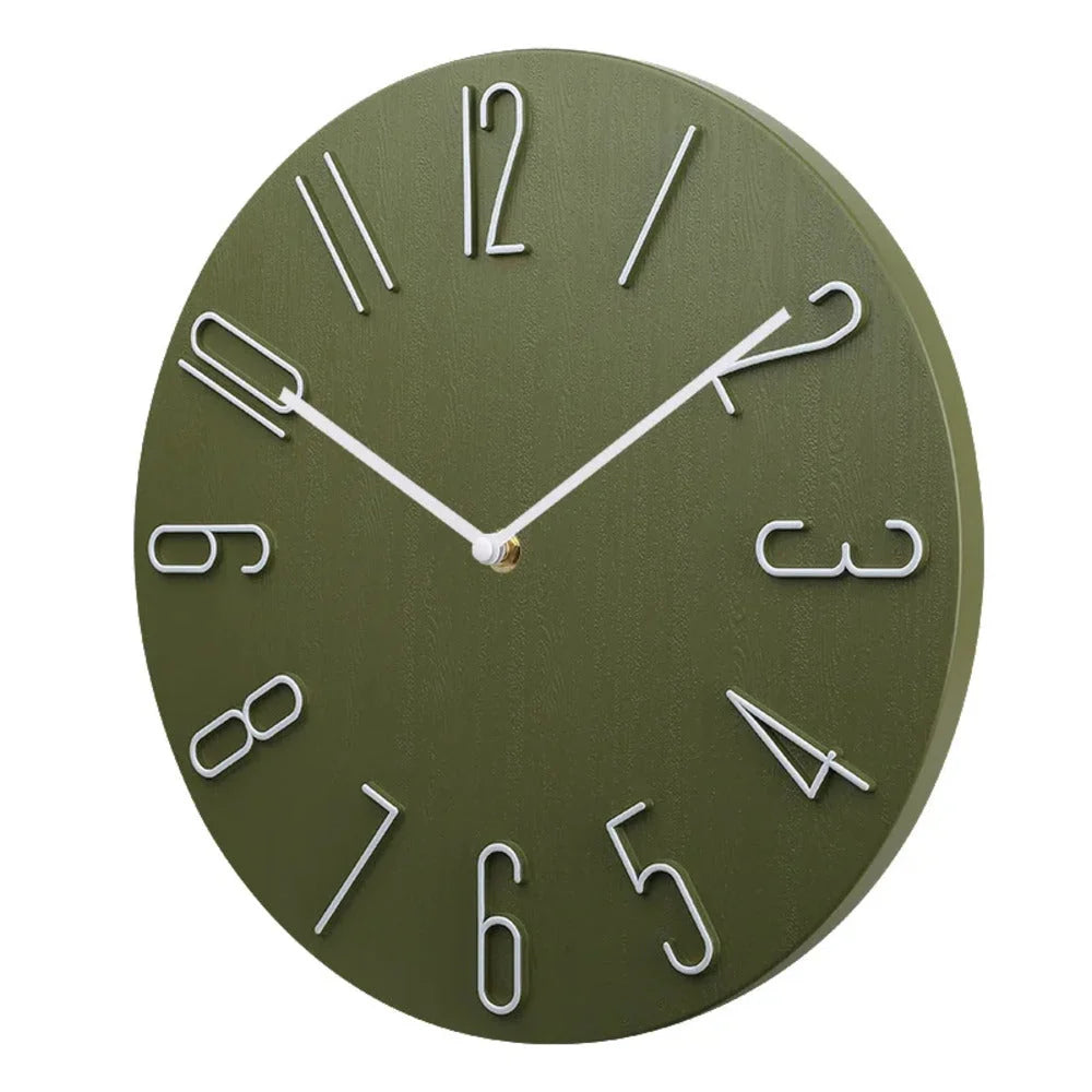 Wall Clock Silent Movement Minimalist 20 cm