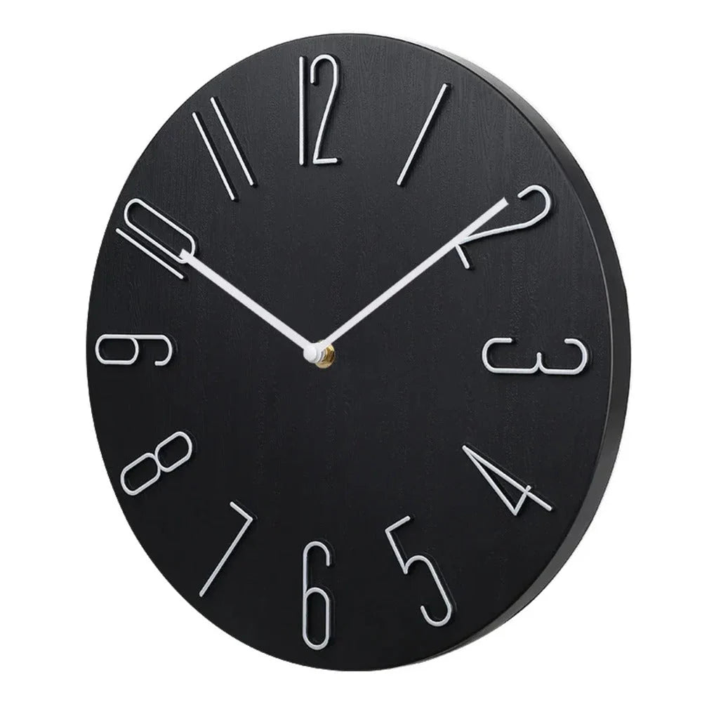 Wall Clock Silent Movement Minimalist 20 cm