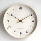 Wall Clock Silent Movement Natural Wood Finish