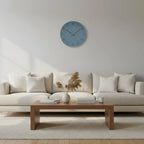 Wall Clock Silent Movement Nordic Design Walnut Wood Hands