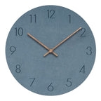Wall Clock Silent Movement Nordic Design Walnut Wood Hands