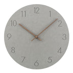 Wall Clock Silent Movement Nordic Design Walnut Wood Hands