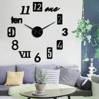 Wall Clock Silent Movement Unique Artistic Design