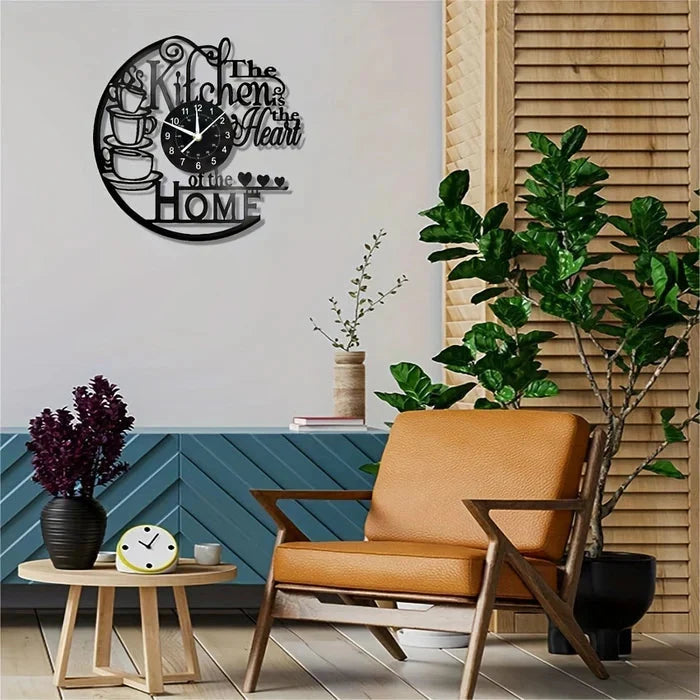 Wall Clock Silent Quartz Large Easy-Read Numbers
