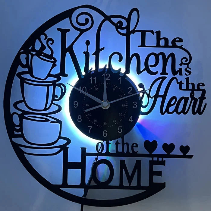 Wall Clock Silent Quartz Large Easy-Read Numbers
