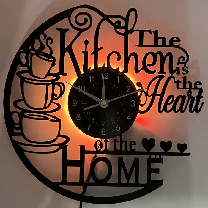 Wall Clock Silent Quartz Large Easy-Read Numbers