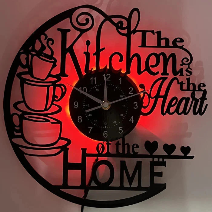 Wall Clock Silent Quartz Large Easy-Read Numbers
