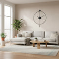 Wall Clock Silent Quartz Metal Pendulum 50 Cm