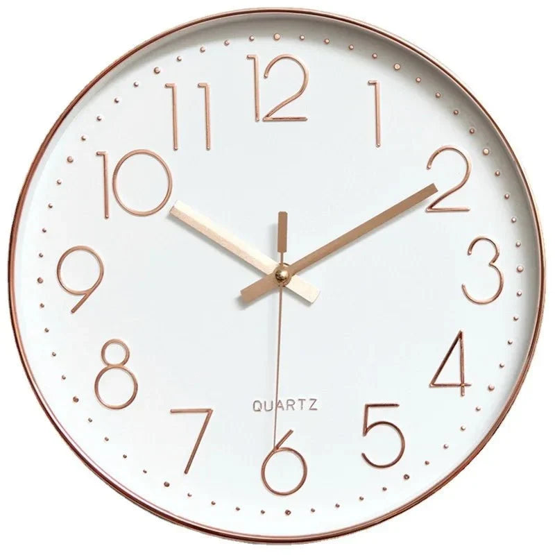 Wall Clock Silent Quartz Minimalist 30cm