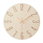 Wall Clock Silent Quartz Movement 30cm Minimalist