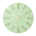 Wall Clock Silent Quartz Movement 30cm Minimalist