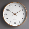 Wall Clock Silent Quartz Movement Minimalist Two Sizes