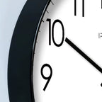 Wall Clock Silent Quartz Movement Nordic Minimalist Glass Face