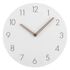 Wall Clock Silent Scandinavian Wood 11.4 Inch