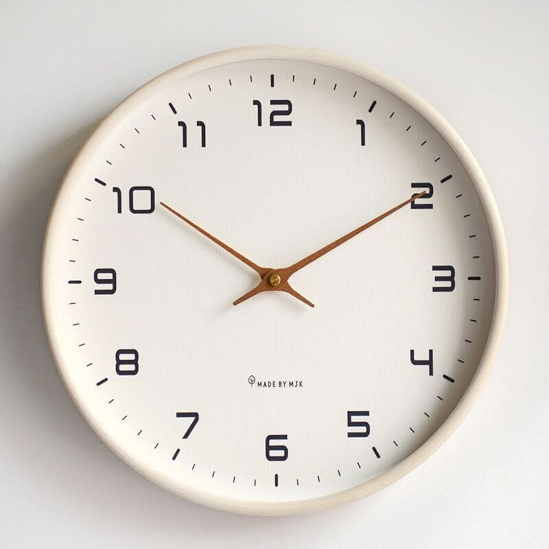 Wall Clock Solid Wood Silent Movement