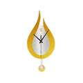 Wall Clock Water Droplet Silent Quartz