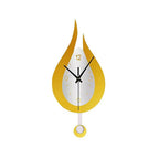 Wall Clock Water Droplet Silent Quartz