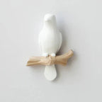Wall Coat Rack Bird Motif Durable Resin