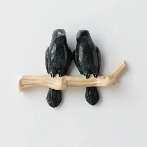 Wall Coat Rack Bird Motif Durable Resin