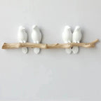 Wall Coat Rack Bird Motif Durable Resin
