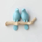 Wall Coat Rack Bird Motif Durable Resin